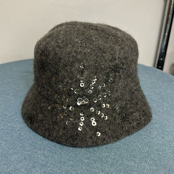 Croft & Barrow Wool Blend Bucket Hat With Sequins - Picture 3 of 7